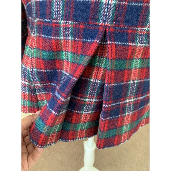 Talbots Wool Blend Royal Stewart Plaid Blazer Lined w/ Pockets Sz 12 Equestrian - Picture 7 of 15